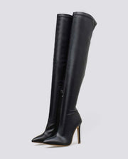 monic leather boots