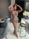 Supreme rhinestone dress