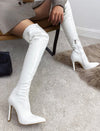 Roseline high knee stilleto boots